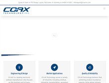 Tablet Screenshot of coaxinc.com